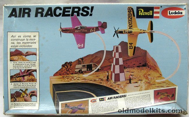 Revell 1/72 Air Racers!  P-51D Mustang & P-39 Airacobra Diorama, H664 plastic model kit